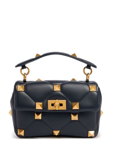 Sac Porté Épaule Moyen En Cuir Clouté Roman Stud - VALENTINO GARAVANI - Modalova