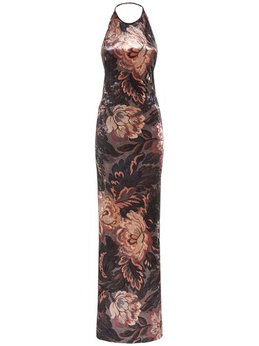 Robe Longue En Jersey Imprimé - ETRO - Modalova