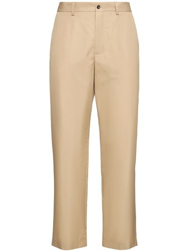 Pantalon En Coton Et Soie - DOLCE & GABBANA - Modalova