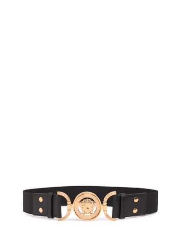 Ceinture En Cuir 40 Mm - VERSACE - Modalova