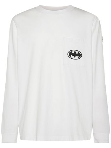 T-shirt Manches Longues En Jersey De Coton Batman - MONCLER - Modalova