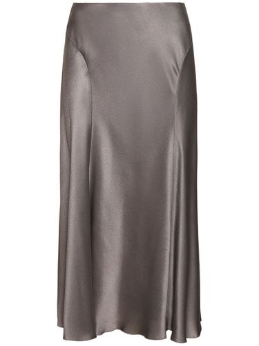 Jupe Midi En Satin - ALBERTA FERRETTI - Modalova