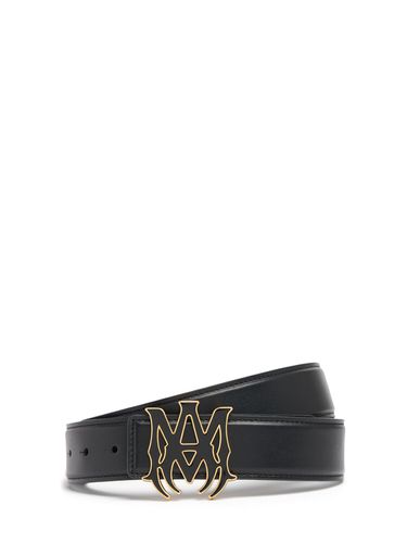 Ceinture En Cuir Ma 4 Cm - AMIRI - Modalova