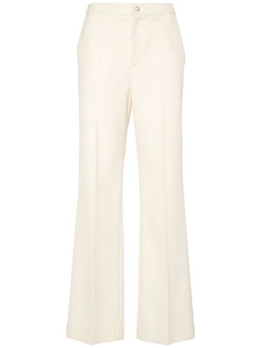 Pantalon En Gabardine De Laine Vierge - MONCLER - Modalova