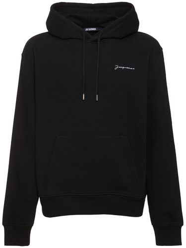 Sweat En Coton À Capuche Le Sweatshirt Brode - JACQUEMUS - Modalova