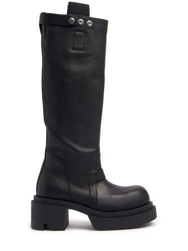 Bottes Hautes En Cuir Bogun 60 Mm - RICK OWENS - Modalova