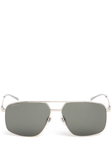 Lunettes De Soleil En Métal Gg1676s - GUCCI - Modalova