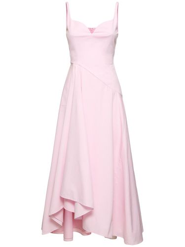 Robe Midi En Popeline - ALEXANDER MCQUEEN - Modalova