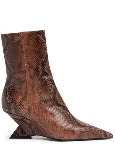 Bottines À Imprimé Python Cheope 60 Mm - THE ATTICO - Modalova