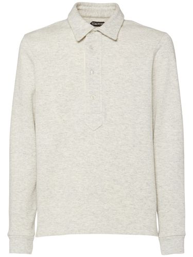 Polo De Rugby En Coton Mélangé - TOM FORD - Modalova