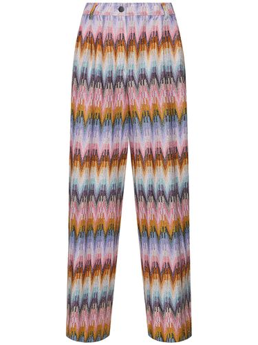 Pantalon Ample En Lamé Élastique À Chevrons - MISSONI - Modalova