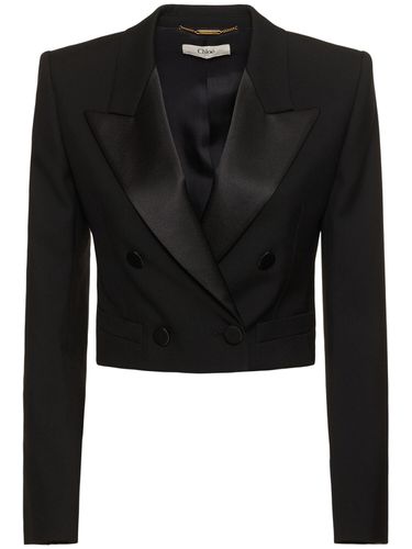 Blazer Court En Laine - CHLOÉ - Modalova