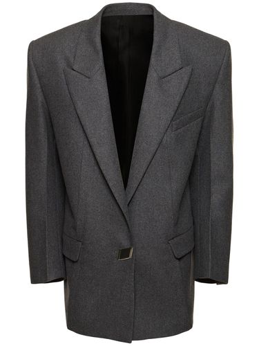 Blazer En Gabardine - THE ATTICO - Modalova