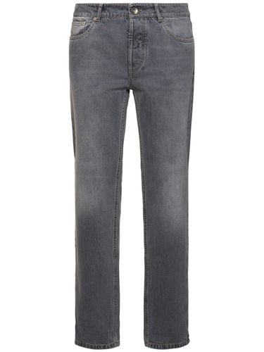 Jean En Denim De Coton À 5 Poches - BRUNELLO CUCINELLI - Modalova