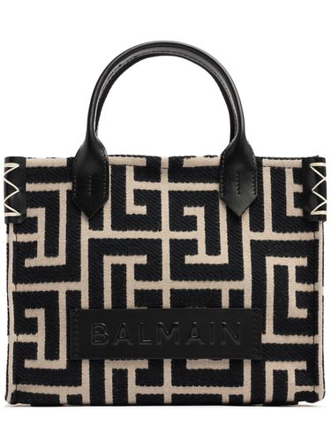 Sac Cabas En Jacquard À Monogramme B-army - BALMAIN - Modalova