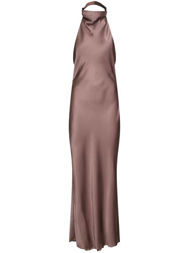 Robe Midi En Satin De Soie Eliana - ANINE BING - Modalova