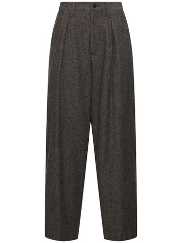 Pantalon Ample En Flanelle - YOHJI YAMAMOTO - Modalova