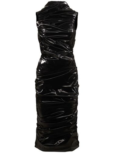 Robe En Jersey Stretch Laminé - ALEXANDER MCQUEEN - Modalova