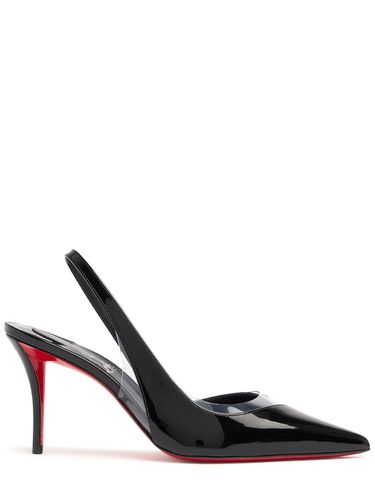 Escarpins En Cuir Verni Et Pvc Posticha 80 Mm - CHRISTIAN LOUBOUTIN - Modalova