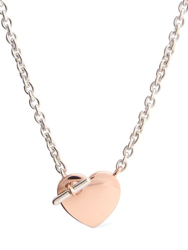 Collier Avec Breloque En Or Rose 9 K Cuore - DODO - Modalova