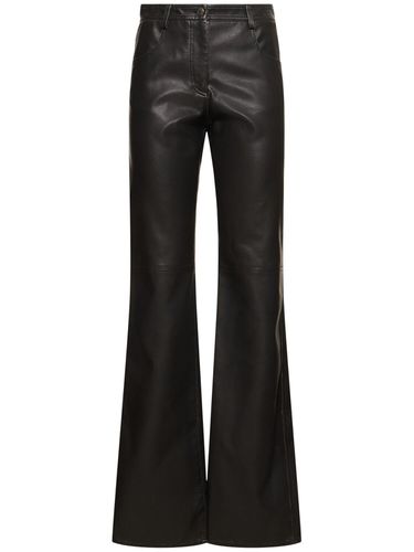 Pantalon Évasé En Matière Synthétique - MSGM - Modalova