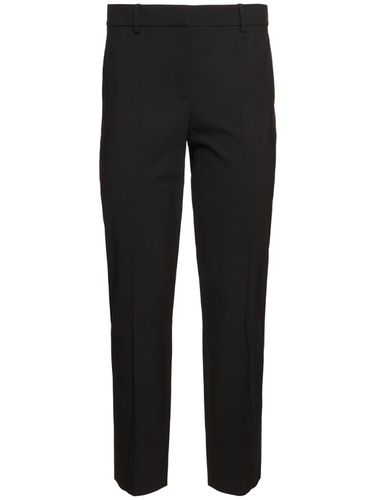 Pantalon Droit En Laine Stretch Treeca - THEORY - Modalova