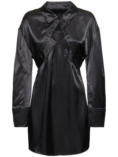 Robe & Boléro En Viscose Satinée - ALEXANDER WANG - Modalova