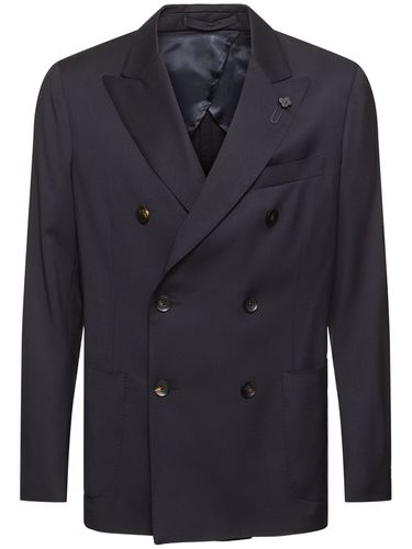 Veste En Laine Fine À Double Boutonnage - LARDINI - Modalova