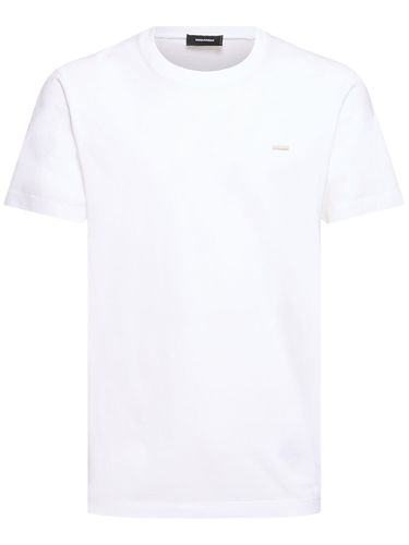 T-shirt En Coton À Logo - DSQUARED2 - Modalova