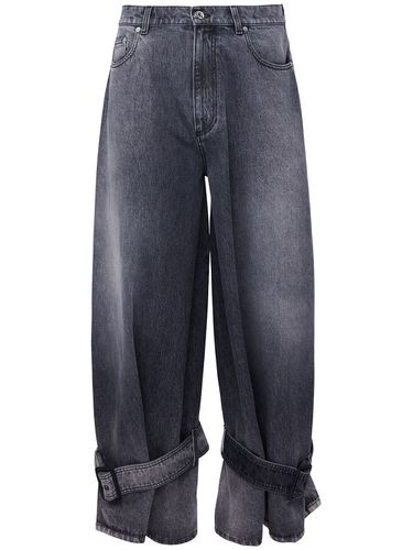 Jean Boyfriend Taille Mi-haute Avec Boucles - JW ANDERSON - Modalova