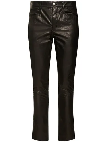 Pantalon En Cuir Tyrone - RICK OWENS - Modalova