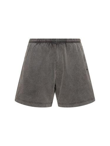 Short En Molleton De Coton Vintage Rego - ACNE STUDIOS - Modalova