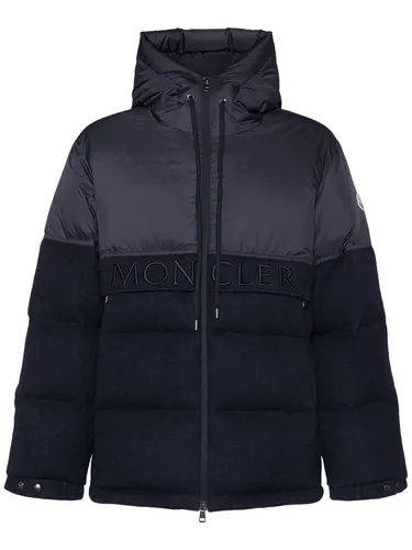 Doudoune En Laine Vierge Andres - MONCLER - Modalova