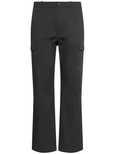 Pantalon En Gabardine De Coton Stretch - MONCLER - Modalova