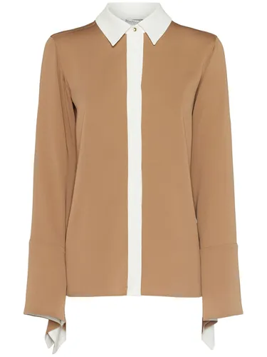 Chemise En Soie Charmeuse Délavée Pio - MAX MARA - Modalova