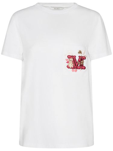 T-shirt En Jersey Avec Poche Embellie Nunzio - MAX MARA - Modalova