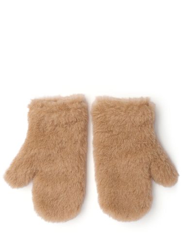 Gants En Alpaga Mélangé Ombrato4 - MAX MARA - Modalova