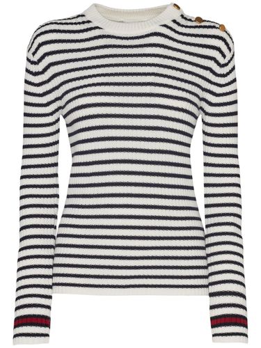 Pull-over En Laine Côtelée À Rayures Lari - MAX MARA - Modalova