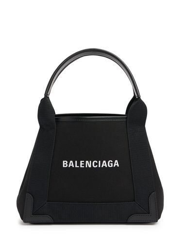 Sac Cabas Xs En Coton Cabas Navy - BALENCIAGA - Modalova