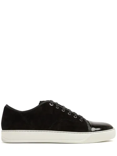 Sneakers Basses En Daim Et Cuir - LANVIN - Modalova