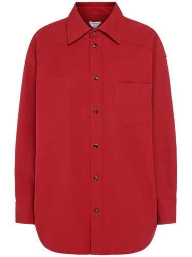 Chemise En Sergé De Laine - BOTTEGA VENETA - Modalova