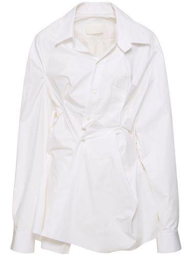 Chemise En Popeline De Coton Froissé - MAISON MARGIELA - Modalova