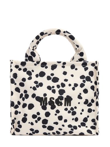 Petit Sac À Imprimé Monogramme - MSGM - Modalova