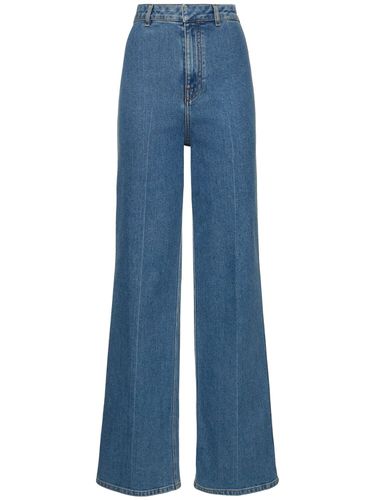 Jean Ample En Denim Taille Haute - PHILOSOPHY DI LORENZO SERAFINI - Modalova