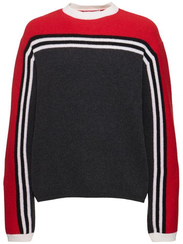 Pull-over En Maille Intarsia À Rayures - MSGM - Modalova