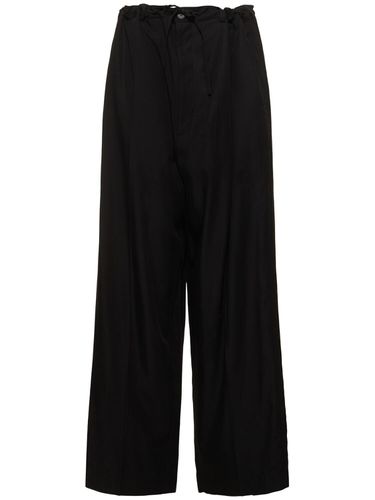 Pantalon Ajusté En Popeline Fluide - BALENCIAGA - Modalova