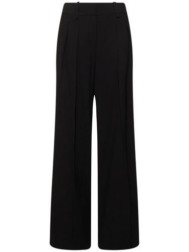 Pantalon Ample En Sergé De Laine À Plis - MICHAEL KORS COLLECTION - Modalova