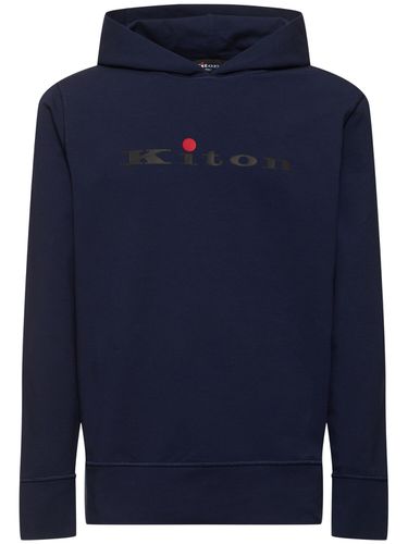 Sweat-shirt En Coton Mélangé À Logo - KITON - Modalova