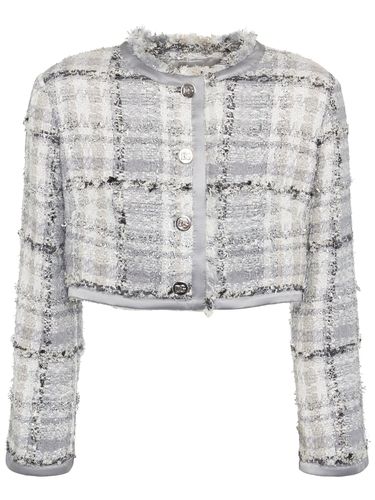 Veste Courte En Tweed De Lurex - DOLCE & GABBANA - Modalova