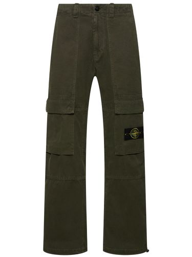 Cotton Regular Pants - STONE ISLAND - Modalova